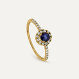 ANILLO ROUND ESTELA ZAFIRO