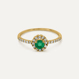ANILLO ROUND ESTELA ESMERALDA