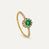 ANILLO ROUND ESTELA ESMERALDA