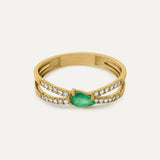 ANILLO SUPERNOVA ESMERALDA