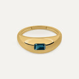 SIGNET RING BARRETTA LONDON BLUE