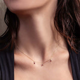MARTE RHODOLITE NECKLACE
