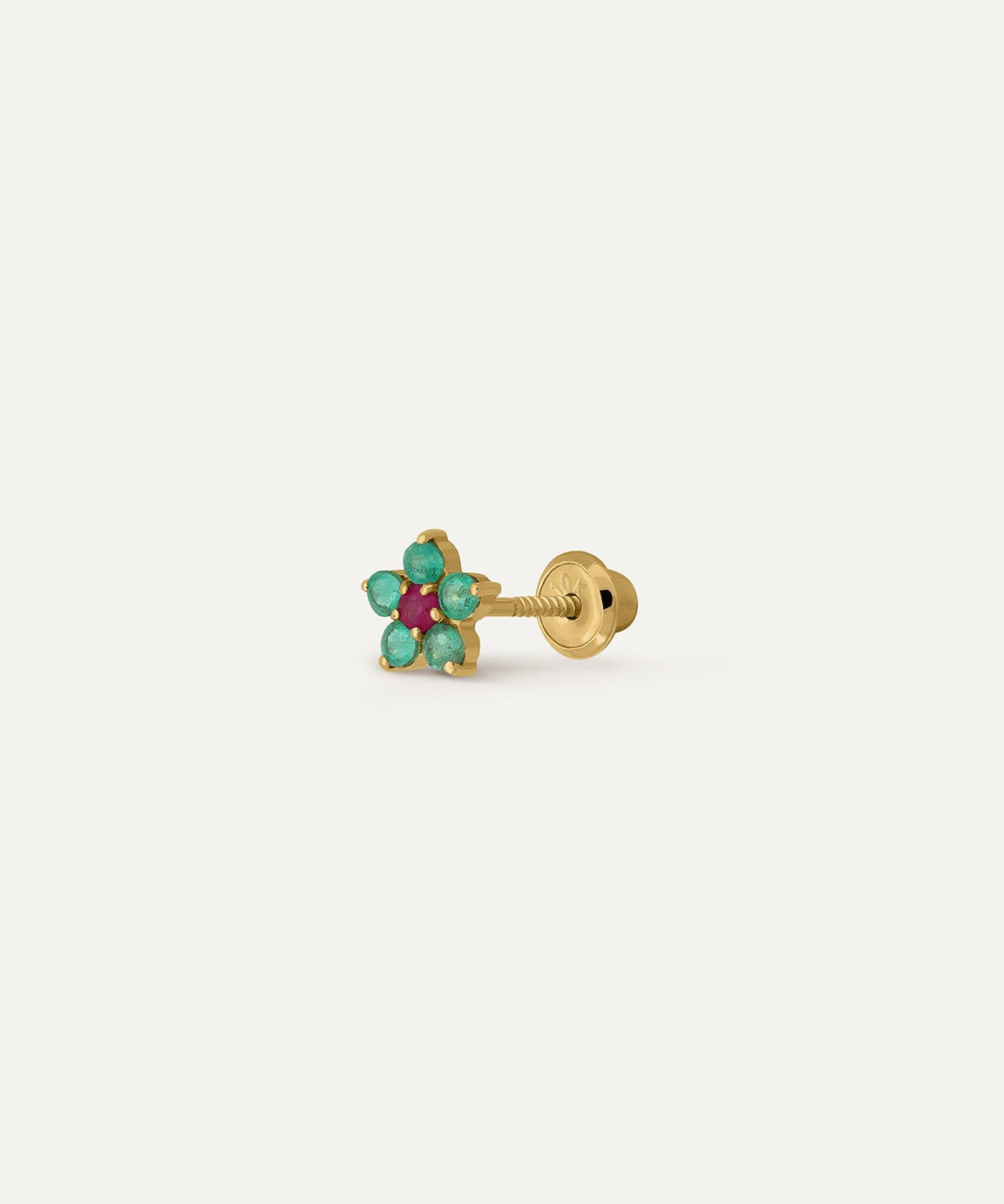 PENDIENTE NATURAL FLOWER ESMERALDA KIDS