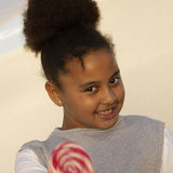 FLUORESCENT YELLOW DAISY EARRING KIDS