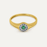 ANILLO OJO DE SELVA ESMERALDA