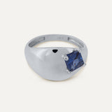 BLUE WATER LILY RING