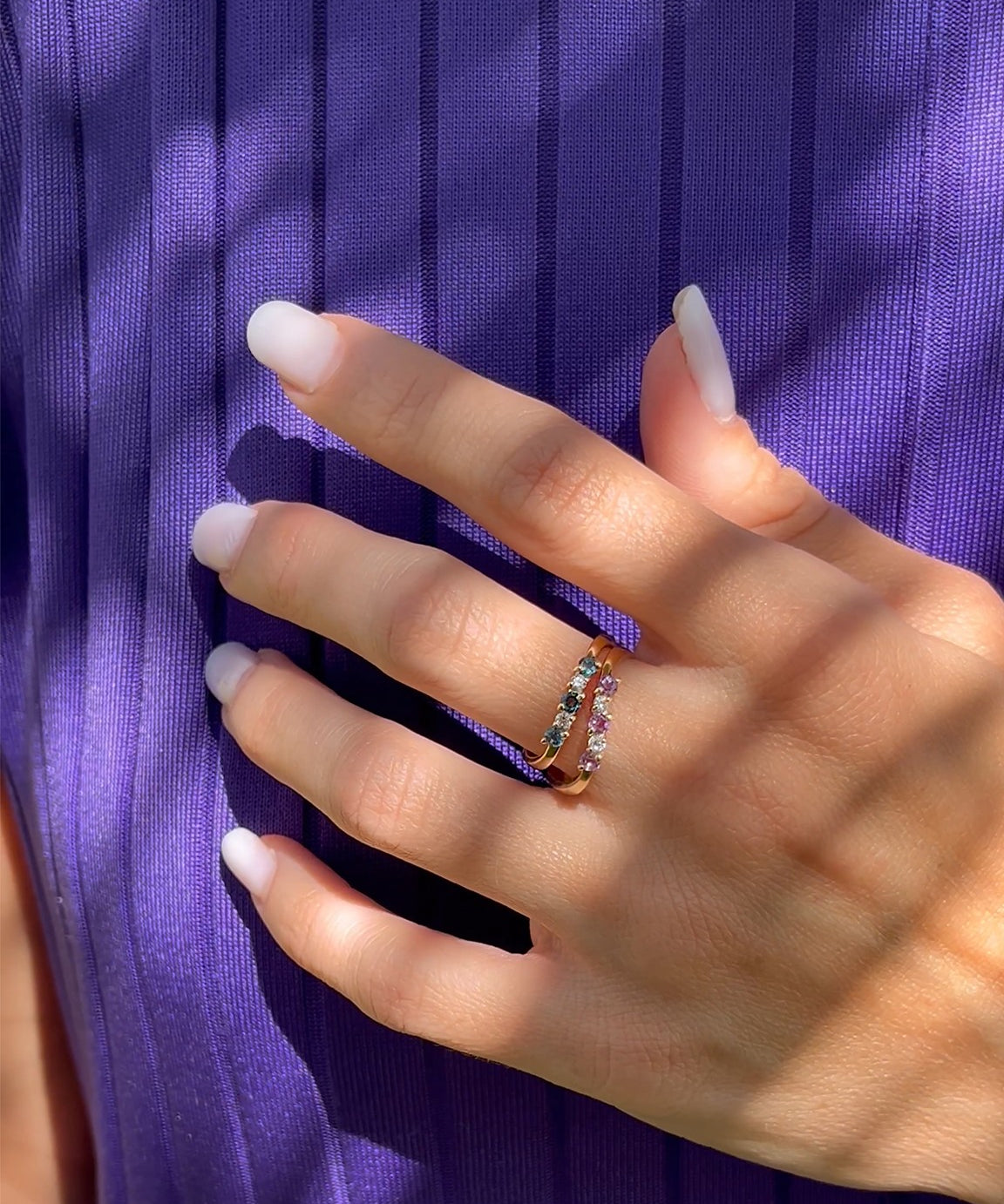 ANILLO CLÉMENCE LONDON BLUE