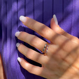CLÉMENCE LONDON BLUE RING