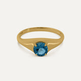 ANILLO ROND LONDON BLUE