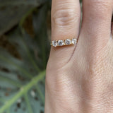 ANILLO QUATTRO PIEDRA BLANCA