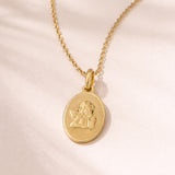MEDALLA ANGELITO BURLÓN OVAL
