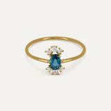 RING LÍA LONDON BLUE