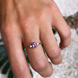 ANILLO TRES REDONDOS LONDON BLUE