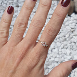 ANILLO TRES REDONDOS MORGANITA