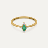 ANILLO ASTRA ESMERALDA