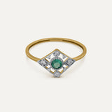 ANILLO MOSAICO ESMERALDA