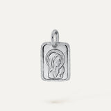 MEDALLA VIRGEN NIÑA RECTANGULAR
