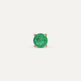 PENDIENTE CUARZO VERDE 5MM