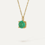 COLGANTE CUARZO VERDE 5MM